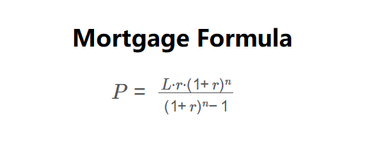 Mortgage Payment Formula